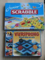 Scrabble Junior + Viersprong, Jumbo, Ophalen of Verzenden, Een of twee spelers, Zo goed als nieuw