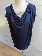 T-shirt Smash col drapé mauve foncé, Smash!, Paars, Maat 42/44 (L), Ophalen of Verzenden