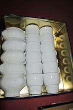 aperitief potjes , lepels , schaaltjes, Huis en Inrichting, Ophalen, Overige materialen, Effen, Schaal of Schalen