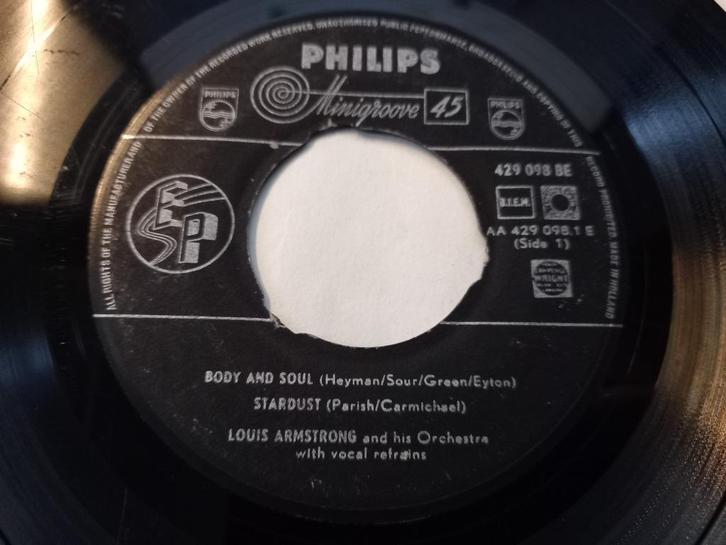 Louis Armstrong And His Orchestra '7 Ep, Cd's en Dvd's, Vinyl Singles, Gebruikt, EP, Jazz en Blues, 7 inch, Ophalen of Verzenden