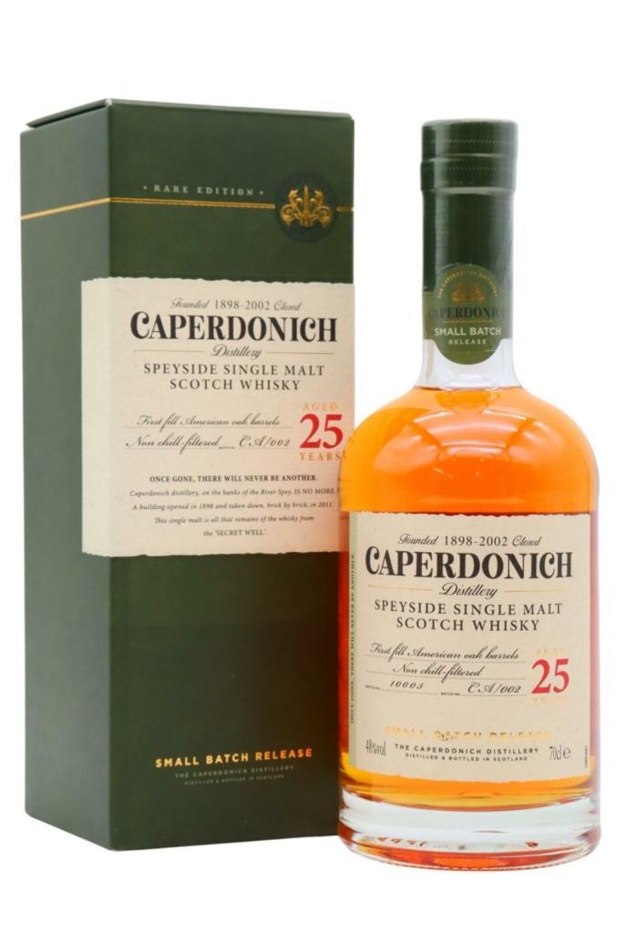 Caperdonich 25 ans  0,7 Liter 48%, Verzamelen, Wijnen, Nieuw, Verzenden