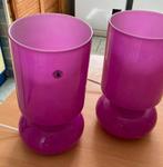 Bedlampjes, Huis en Inrichting, Ophalen of Verzenden, Zo goed als nieuw, Glas