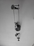 Lamp met 4 LED-spots, Ophalen, Zo goed als nieuw, Metaal of Aluminium, Led