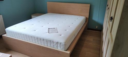 Ikea malm, Maison & Meubles, Chambre à coucher | Lits, Comme neuf, Deux personnes, 160 cm, 200 cm, Enlèvement