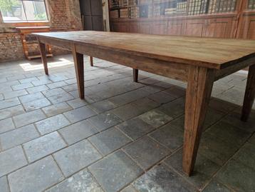 3,5 meter lange prachtige authentieke boerentafel, Huis en Inrichting, Tafels | Eettafels, Ophalen of Verzenden
