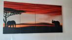 4-delig canvas, Ophalen