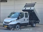 Iveco Daily 35C21 3 zijdige Kipper Dubbel Cabine 210PK 3.0L, Auto's, Bestelwagens en Lichte vracht, Stof, Euro 6, Iveco, 7 zetels