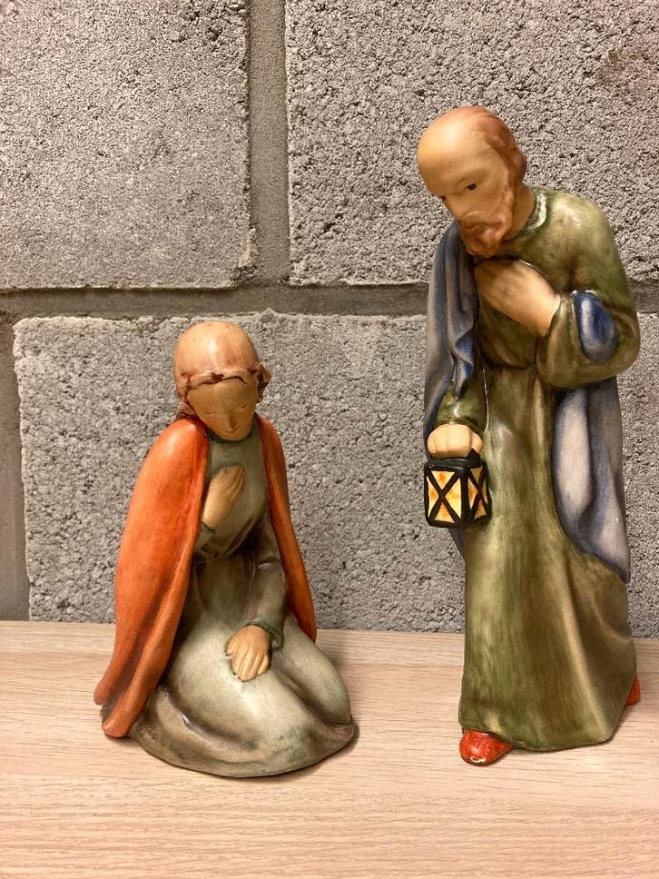 Maria Jozef Goebel kerst beelden stal reeks HX 48, Antiek en Kunst, Curiosa en Brocante, Ophalen of Verzenden