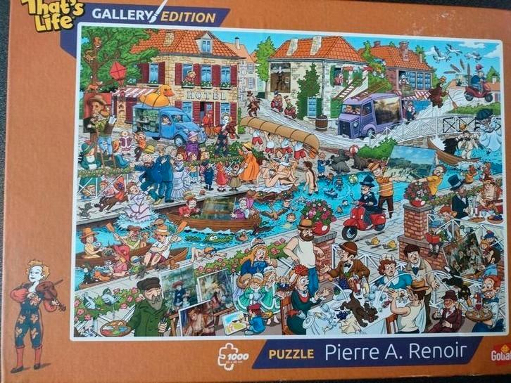 That's Life Gallery Edition puzzle Pierre A. Renoir, Hobby en Vrije tijd, Denksport en Puzzels, Zo goed als nieuw, Ophalen of Verzenden