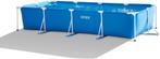 Zwembad Intex L4,5m x B2,2m x H80cm + filters + toebehoren, Tuin en Terras, Ophalen, 200 tot 300 cm, 80 tot 120 cm, Zo goed als nieuw