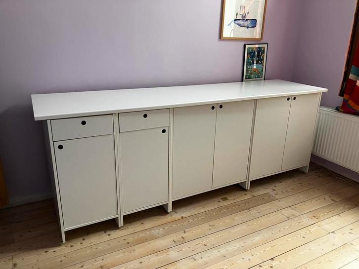 Keuken meubel, Huis en Inrichting, Keuken | Keukenelementen, Gebruikt, Minder dan 100 cm, 200 cm of meer, 50 tot 75 cm, Wit, Ophalen