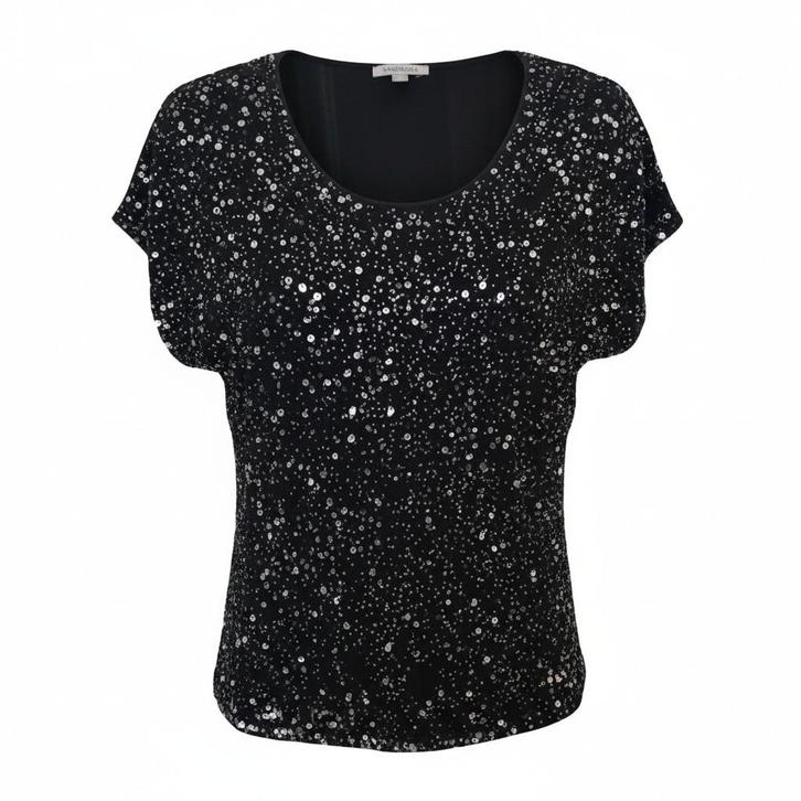 ✨️BANDOLERA Zwart Shirt Maat 40 - Met BUNDELKORTING‼️✨️, Kleding | Dames, T-shirts, Zo goed als nieuw, Maat 38/40 (M), Zwart, Korte mouw