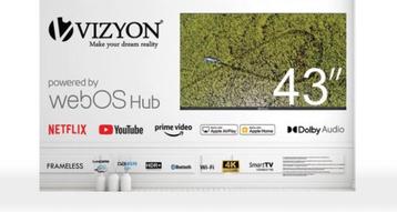 Vizyon VZ43EU7100 - 43 pouces - webOS - LED 4K - 2024 disponible aux enchères