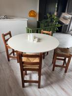 Tafel met stoelen, Huis en Inrichting, Ophalen, Gebruikt, 4 tot 6 stoelen