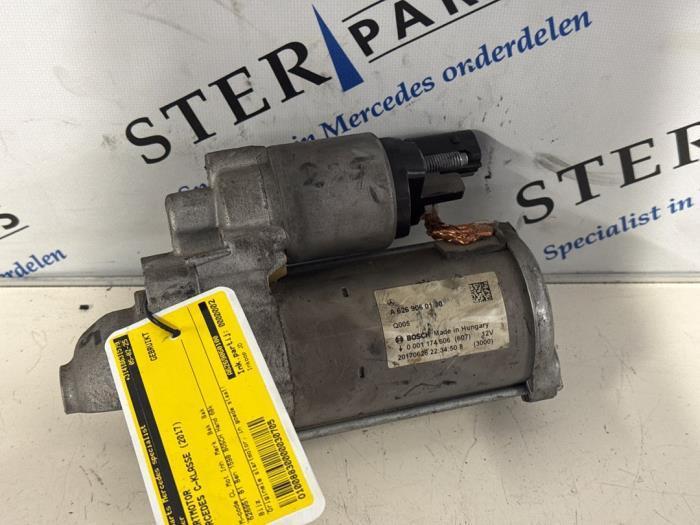 Startmotor van een Mercedes C-Klasse, Auto-onderdelen, Motor en Toebehoren, Mercedes-Benz, Gebruikt, 3 maanden garantie, Ophalen of Verzenden