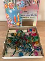Vintage kerstverlichting / kerstlampjes gekleurd, Diversen, Kerst, Ophalen of Verzenden, Gebruikt