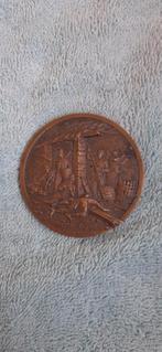 Medaille en bronze pour le centenaire de Camerone 1863 1963, Timbres & Monnaies, Pièces & Médailles, Bronze, Enlèvement ou Envoi