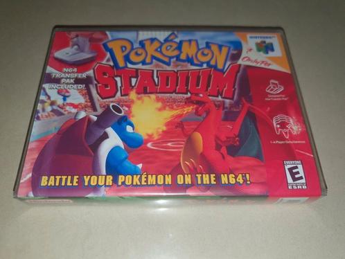 Pokemon Stadium N64 Game Case (2), Consoles de jeu & Jeux vidéo, Jeux | Nintendo 64, Comme neuf, Envoi