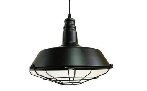 3st industriële hanglamp nieuw in de doos, Maison & Meubles, Lampes | Suspensions, Neuf, 50 à 75 cm, Métal, Enlèvement