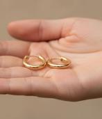 Morgana 18k gouden oorringen 10mm, Handtassen en Accessoires, Oorbellen, Verzenden, Nieuw, Knopjes of Stekers, Goud