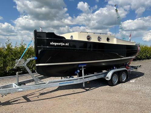 Slepertje - 2022 - Elektrische Kajuitsloep “slepertje” (, Watersport en Boten, Sloepen, Gebruikt, Elektrisch