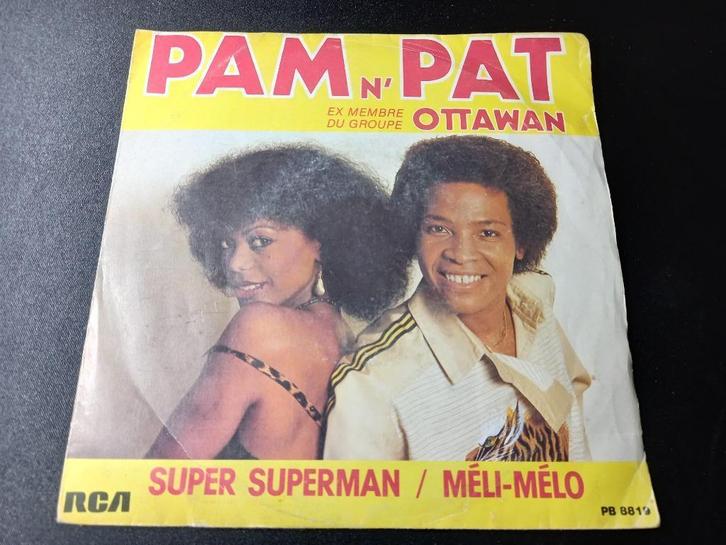 Pam N' Pat ‎– Super Superman / Méli-Mélo ' 7, Cd's en Dvd's, Vinyl Singles, Gebruikt, Single, Overige genres, 7 inch, Ophalen of Verzenden