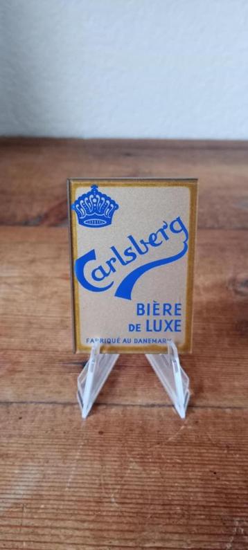 Brasserie beer antieke kleine zakspiegel Carlsberg beschikbaar voor biedingen