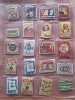 20 vintage etiketten lucifersdoosjes/labels matchboxes Sigar, Verzamelen, Rookartikelen, Aanstekers en Luciferdoosjes, Gebruikt