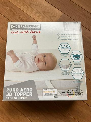 Childhome Aero Safe Sleeper topper 60x120 matrasbeschermer