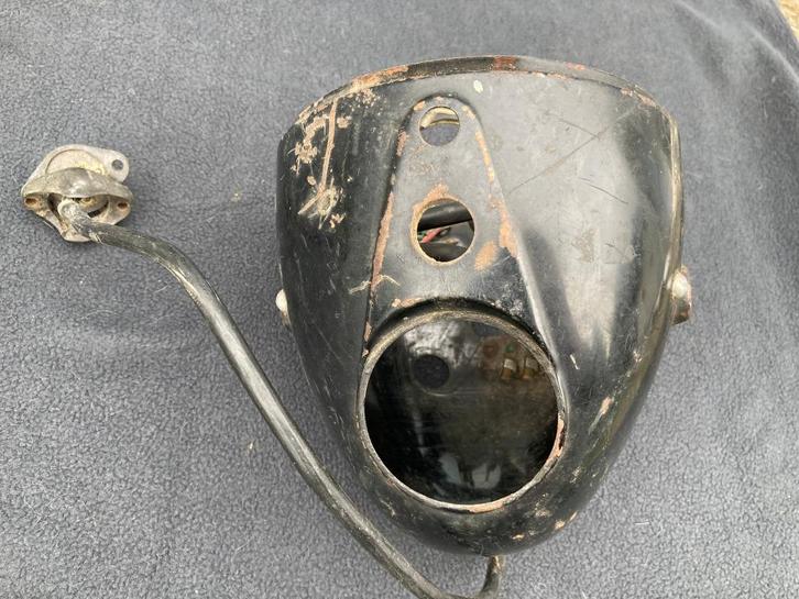 Koplamphuis behuizing voorlicht oude motorfiets oldtimer, Motoren, Onderdelen | Oldtimers, Gebruikt, Ophalen of Verzenden