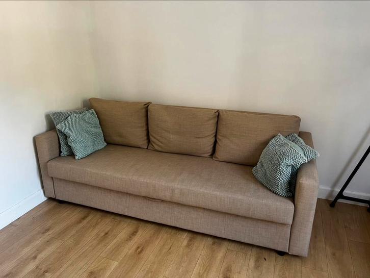 Slaapbank - 3 zits - Friheten (Ikea), Huis en Inrichting, Slaapkamer | Slaapbanken, Zo goed als nieuw, Ophalen