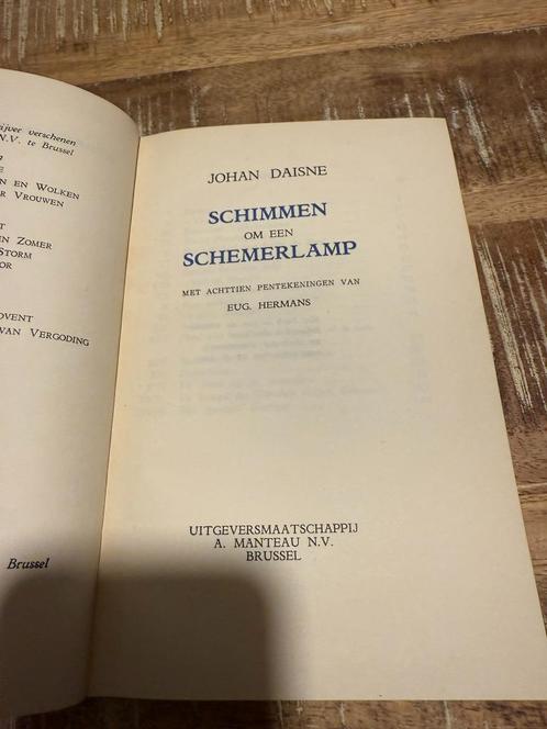 Schimmen om een schemerlamp - Johan Daisne, Boeken, Literatuur, Gelezen, België, Ophalen of Verzenden