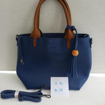 Dameshandtas Charm blauw zgan  beschikbaar voor biedingen