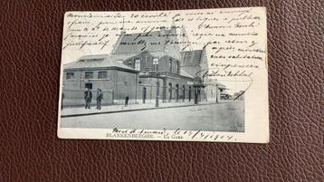 Postkaart  station Blankenberghe 1904 animation, Enlèvement
