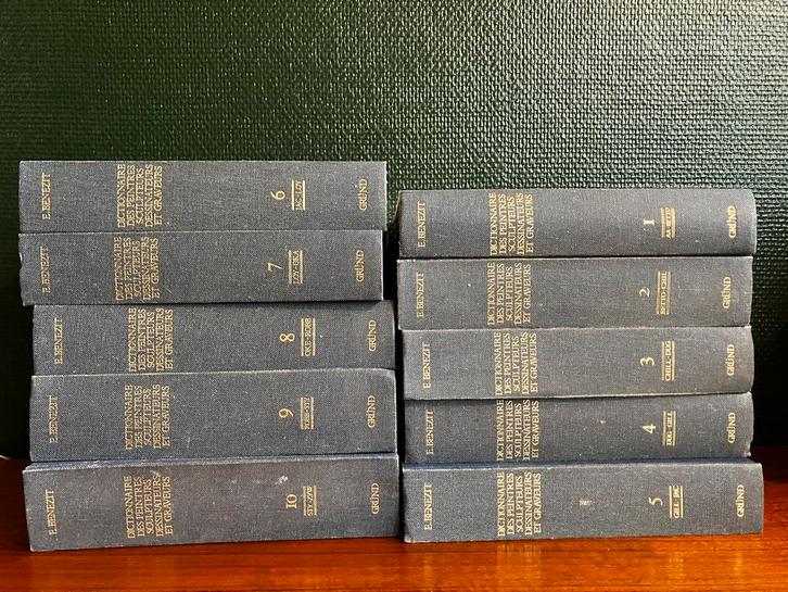 E. Benezit Dictionnaire des peintres sculpteurs 10 tomes, Boeken, Kunst en Cultuur | Beeldend, Ophalen