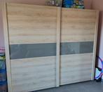 Zeer grote kleerkast, dubbele schuifdeur, Huis en Inrichting, Kasten | Kleerkasten, Ophalen, Gebruikt, 200 cm of meer, Met plank(en)