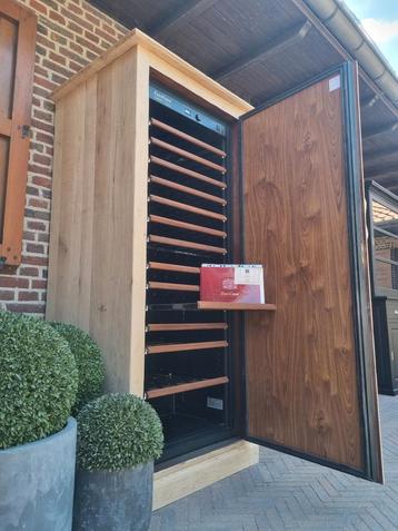 Eiken kast met wijnkoeler GRATIS LEVERING  beschikbaar voor biedingen