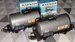 2 x Märklin HO 4644 ketelwagen "Total-EVA" van de DB, Ophalen of Verzenden, Zo goed als nieuw, Wagon, Märklin