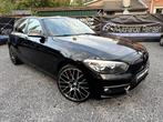 BMW 116i, 2016, 134.000km, Airco, Keyless go + 12m Garantie, Zwart, Bedrijf, 5 deurs, Onderhoudsboekje