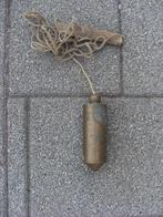 Oud koperen schietlood., Ophalen, Gebruikt