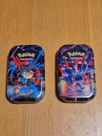Lot de 2 Mini tin Pokémon Mega evolution ( vide ), Enlèvement ou Envoi, Comme neuf