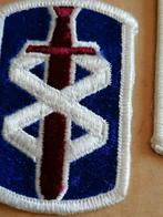 US Army 18th Medical Command Patch, Verzamelen, Ophalen of Verzenden, Landmacht, Embleem of Badge