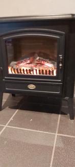 Elektrisch haardvuur met thermostaat, Huis en Inrichting, Haarden, Ophalen, Zo goed als nieuw