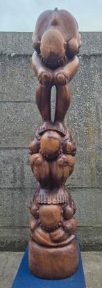 Handgesneden Yogi man/toren /orange malu, Antiek en Kunst, Ophalen