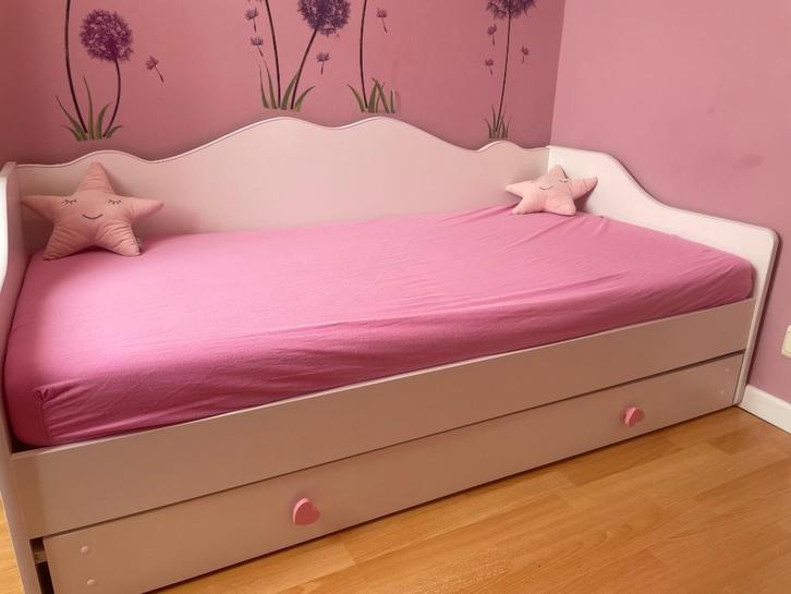 Lit enfant “Emma” 160*80 cm, Kinderen en Baby's, Kinderkamer | Bedden, Gebruikt, 160 tot 180 cm, 70 tot 85 cm, Lattenbodem, Matras