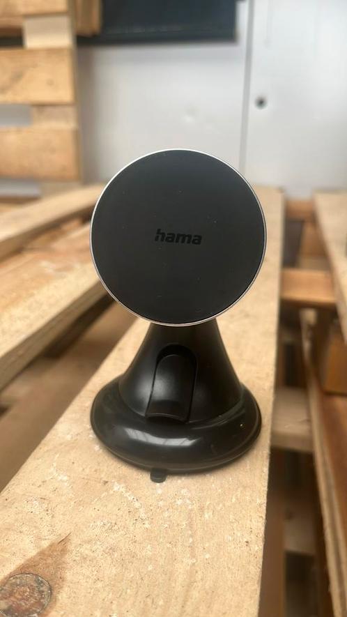 Magnetische smartphonehouder – Hama – met zuignap, Telecommunicatie, Telefoonhouders, Zo goed als nieuw, Auto, Ophalen of Verzenden
