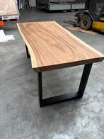 Massief Suar boomstamtafelblad nieuw!, Huis en Inrichting, Tafels | Eettafels, Ophalen, Zo goed als nieuw