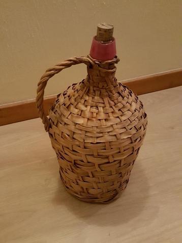 Oude mandfles 5 liter - Portugese portofles – dame jeanne beschikbaar voor biedingen