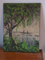 Schilderij op doek Afrikaans thema - Rivier van LUK, Antiek en Kunst, Ophalen