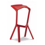4 Barkrukken Miura Design (4 stuks), Huis en Inrichting, Ophalen, Kunststof, Gebruikt, Met voetsteun